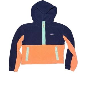 Patagonia Microdini Cropped Hoody Pullover Kids M